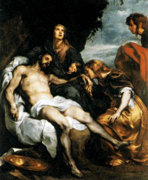 Anthonis van Dyck: A nagy Pietà (Királyi Múzeum, Antwerpen) 
